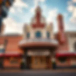 Historic facade of Ace High Casino showcasing classic architecture