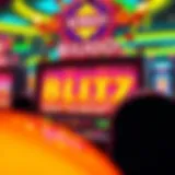 Bingo Blitz game interface showcasing vibrant graphics and interactive elements