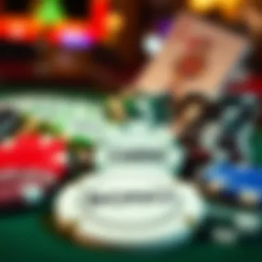 An assortment of casino chips illustrating various bonuses