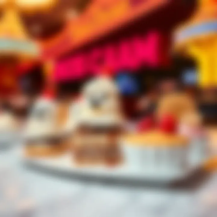 Indulgent Desserts at Circus Circus An inviting dessert selection that represents the sweet options available at Circus Circus