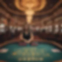 Overview of a bustling North Carolina casino floor