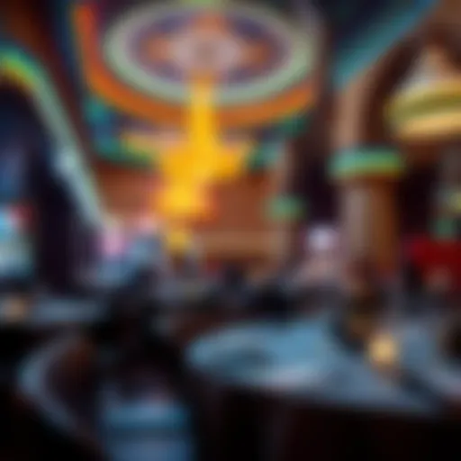 Vibrant Dining Atmosphere Vibrant dining atmosphere at the Luxor Hotel