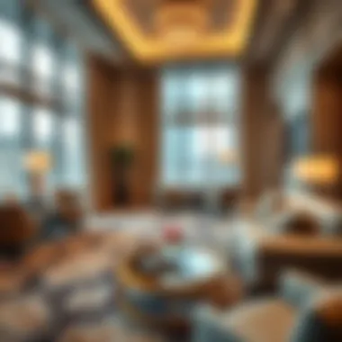 Chic Lounge Area in Bellagio Suite Chic lounge area in a Bellagio suite, epitomizing luxury and comfort