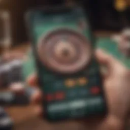 A modern smartphone displaying a bet prediction app interface