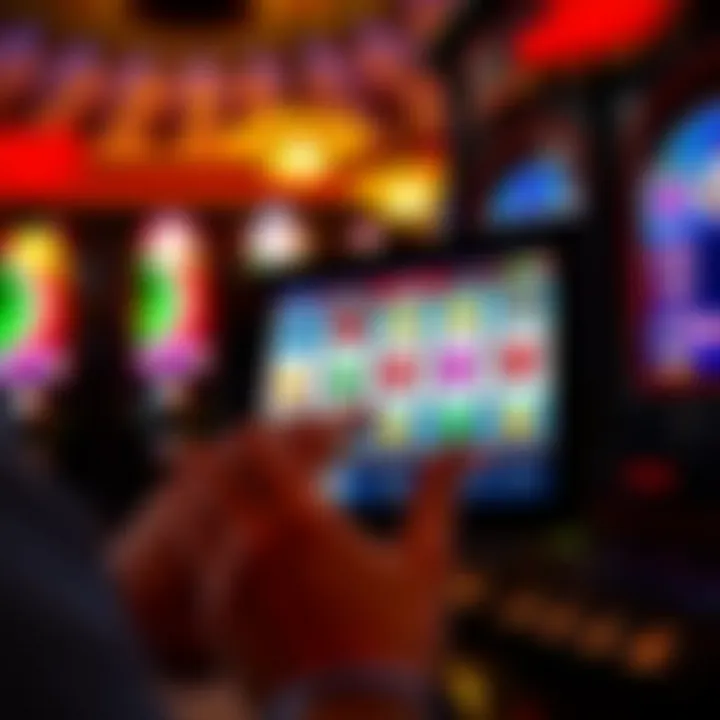 Engaging User Experience with Slot Games Player's hands engaging with an iPad while playing slots