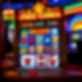 Vibrant graphics of a popular slot game on iPad