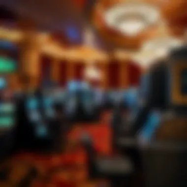 The Thrilling Casino Experience at Caesars Palace Biloxi Luxurious interior of the casino floor filled with gaming tables and slot machines