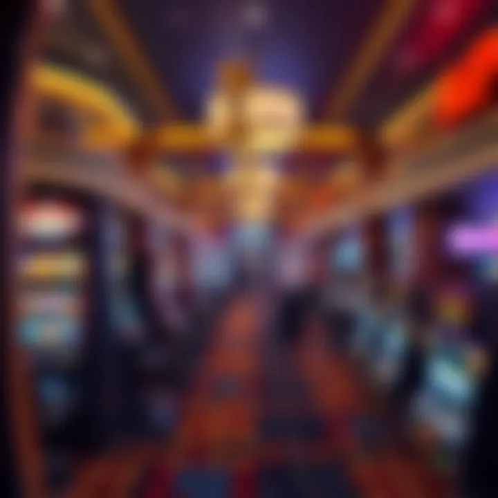 Inside a Phoenix Casino Interior shot of a bustling casino floor highlighting various gaming tables and slot machines