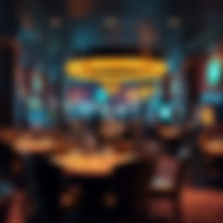 Dining Experience at Phoenix Casino An overview of a casino's dining area featuring unique culinary offerings