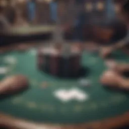 An engaging poker table setup for free events