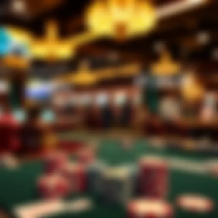 Graphs displaying economic impact statistics related to gambling industries