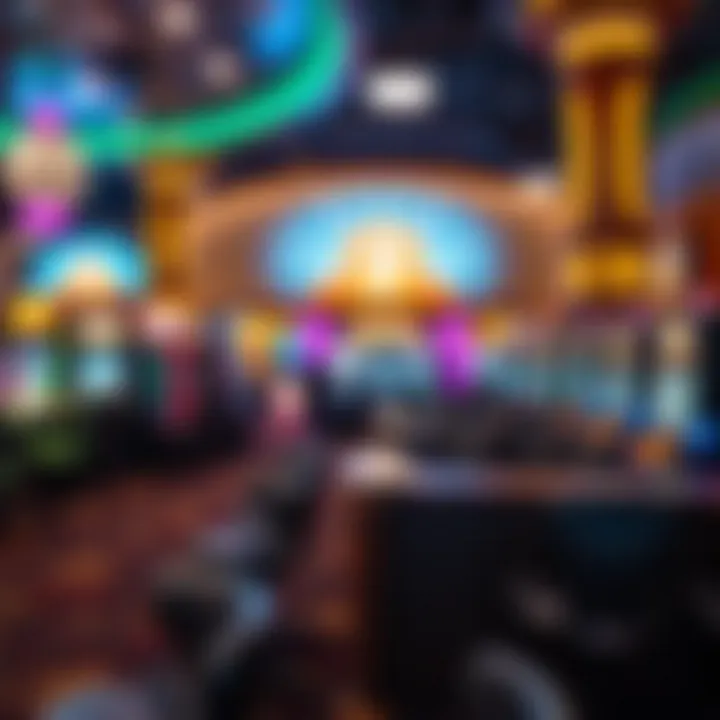 Exciting Gaming Experience at Main Street Station Interior gaming area highlighting slot machines and table games