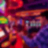 The Thrill of Online Gambling in Indiana A vibrant illustration depicting the online casino experience in Indiana