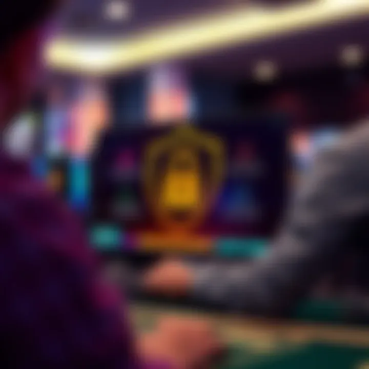 Ensuring Safety in Online Gaming A secure interface displaying safety features in online gaming