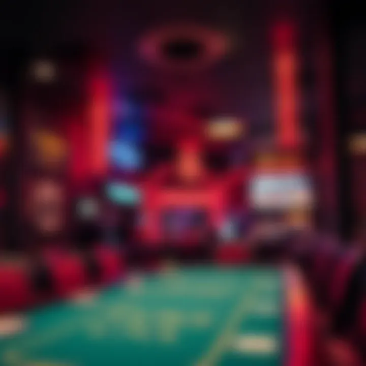 An iconic California poker venue showcasing its vibrant atmosphere
