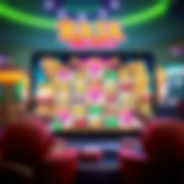 Engaging Online Casino Experience Vibrant online casino interface showcasing Raja free slots