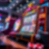 Whimsical design of the Alice in Wonderland slot machine showcasing vibrant colors and characters.