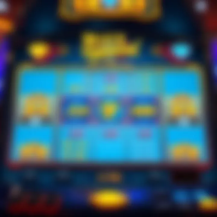 Payout Structure of the Blue Diamond Slot Machine Visual representation of the payout structure and winning combinations for the blue diamond slot machine.