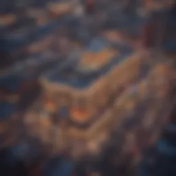 Aerial view of Queens showcasing the vibrant casino district