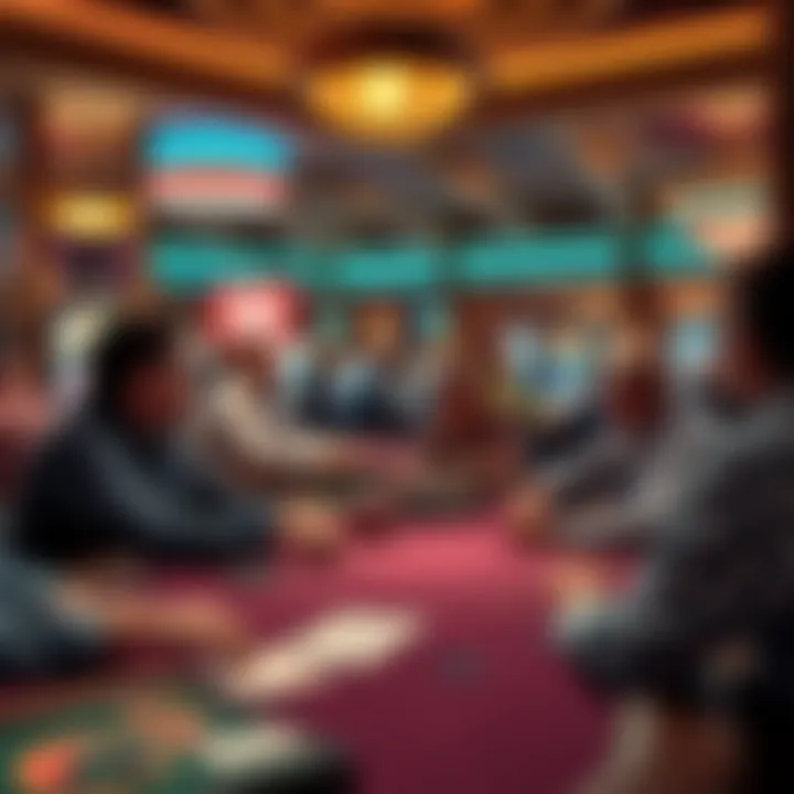 Table Games Experience in Wendover Inside a casino with players engaged in various table games
