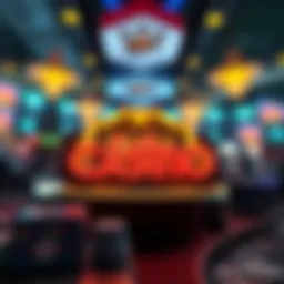 Conceptual representation of online casino downtime