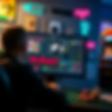 Advanced Poker Analysis Software Illustration of advanced poker software analyzing gameplay