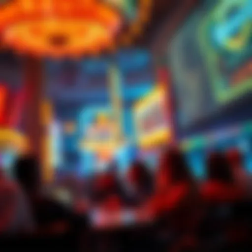 Vibrant nightlife scene in Las Vegas