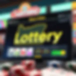 A detailed view of the Oregon Lottery Online interface, showcasing its functionalities.