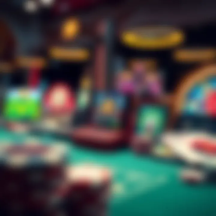 Variety of games available on Android casinos