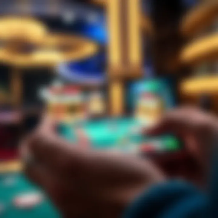 Mobile casino experience on an Android device