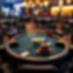 Overview of the WPT poker table layout