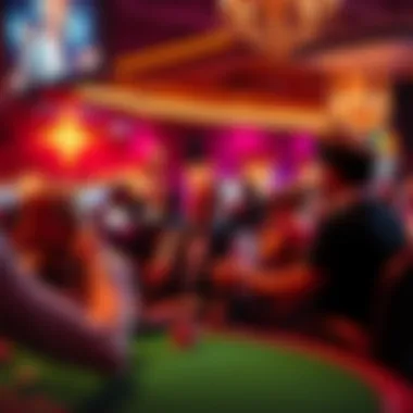 Engaging Live Entertainment Live entertainment performance at Foxwoods, adding to the excitement.