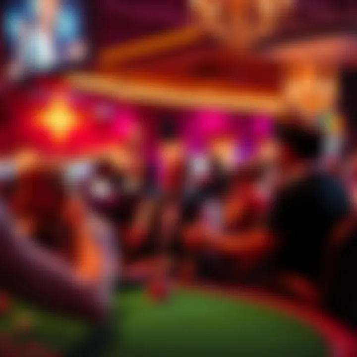 Engaging Live Entertainment Live entertainment performance at Foxwoods, adding to the excitement.
