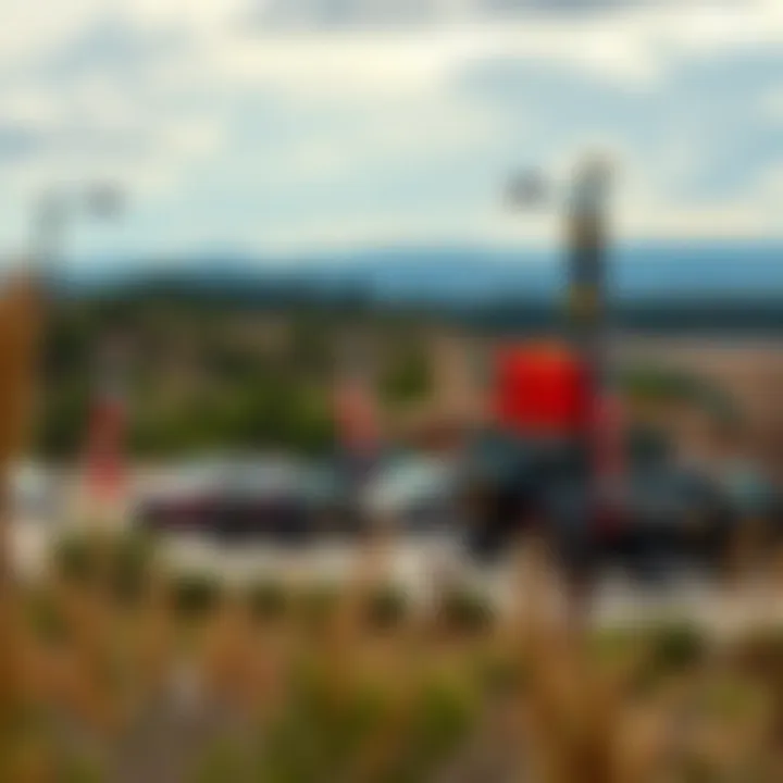 A scenic view of the surrounding nature near a tribal casino, reflecting cultural heritage.