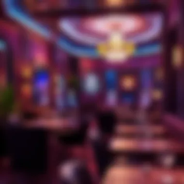 A cozy lounge setting showcasing unique decor and ambiance