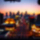 Atlantic City Skyline at Dusk Scenic view of Atlantic City skyline