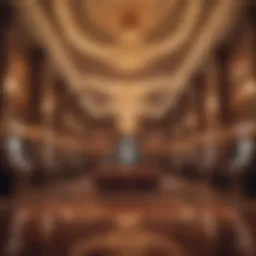 Luxurious hotel lobby near Resort World Casino
