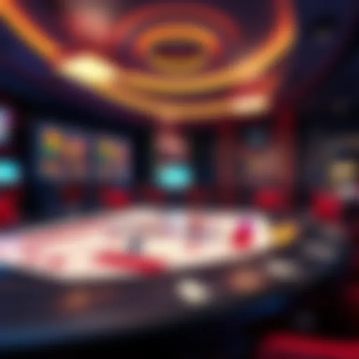 A strategic layout plan showcasing the design principles for an entertainment venue