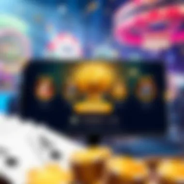 User interface showcasing rewards and achievements