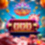 Vibrant Design of Pop Slots Casino Landing Page A visually captivating landing page design for Pop Slots Casino showcasing vibrant graphics and engaging layout.