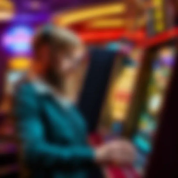Engaging Strategies for Playing Gold Slot Machines A strategic player engaging with a gold slot machine