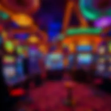 Interior view of a casino filled with gaming machines