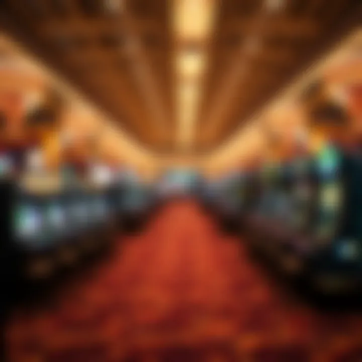 MGM Casino Gaming Floor Overview of MGM Casino gaming floor highlighting minimum bets