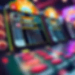 Close-up of a digital scratch-off ticket interface