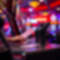 Oregon Lottery ticket scanning device in action