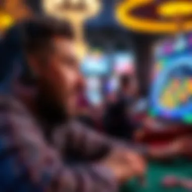 Engaging User Experience on FoxBet AZ A player enjoying an online gambling experience