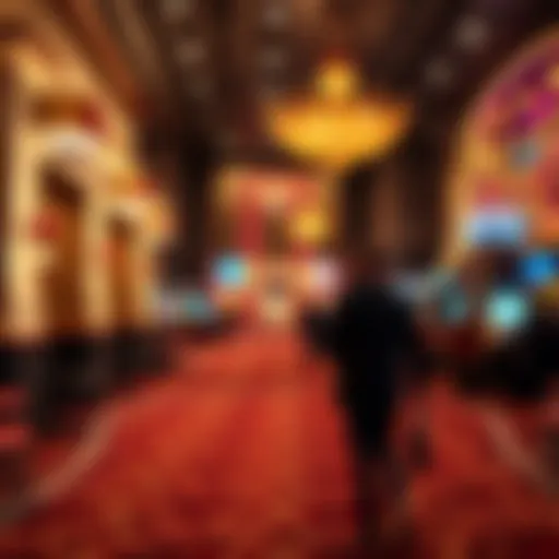 Luxurious casino atmosphere at Encore Las Vegas