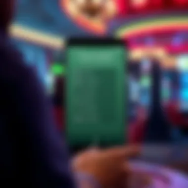 Illustration of payment options available in the Parx Casino app