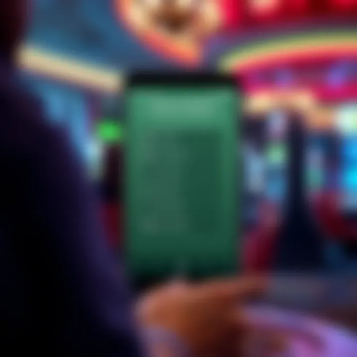 Illustration of payment options available in the Parx Casino app