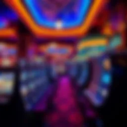 Elegant gaming area showcasing diverse slot machines in Players Club Vegas